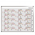 Personal-Raum-Plan, 12 Stunden, 73 Spalten, 123x157 cm, 